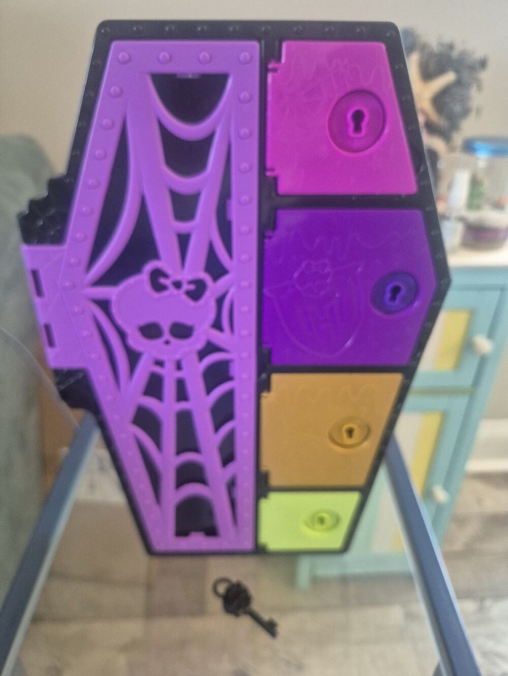 Monster High Coffin Closet With Key And Extra Accessories Doll Accessories